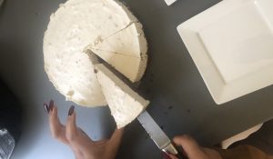 Koolhydraatbeperkte kwarktaart